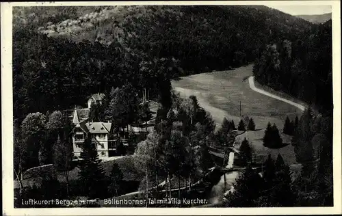 Ak Bad Bergzabern Rheinland Pfalz, Böllenborner Tal mit Villa Karcher