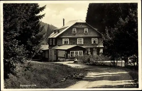 Ak Katzhütte im Schwarzatal Thüringen, Massermühle