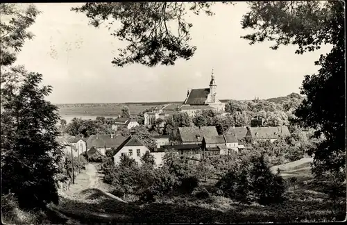 Ak Neuzelle in Brandenburg, Panorama vom Ort