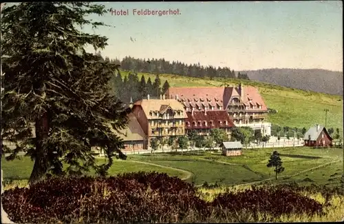 Ak Feldberg im Schwarzwald, Hotel Feldbergerhof, Außenansicht