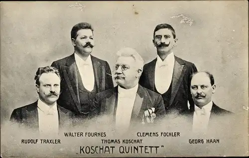 Ak Thomas Koschat Quintett, Traxler, Fournes, Fochler, Haan, Sänger 