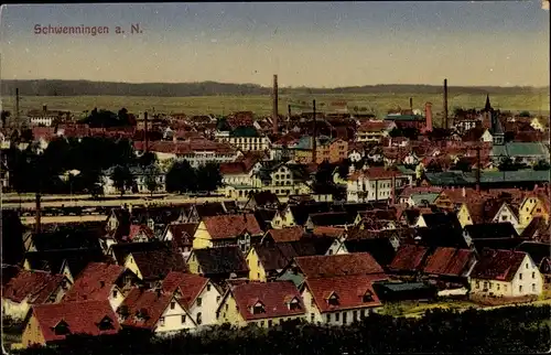 Ak Villingen Schwenningen im Schwarzwald, Panoramablick auf die Stadt