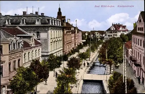 Ak Bad Wörishofen im Unterallgäu, Kneippstraße, Hotel