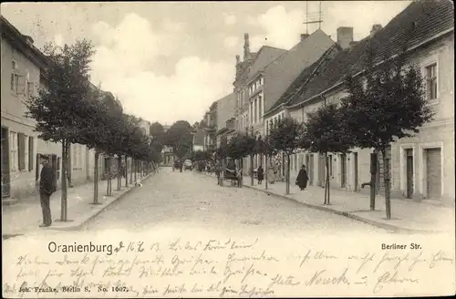 Ak Oranienburg in Brandenburg, Berliner Straße