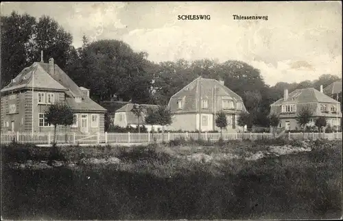 Ak Schleswig in Schleswig Holstein, Thiessensweg