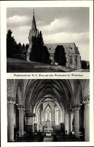 Ak Westerburg im Westerwaldkreis, Wallfahrtskirche Frau auf dem Reichenstein