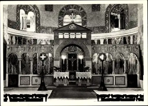 Ak Bad Homburg vor der Höhe Hessen, Erlöserkirche, Innenansicht