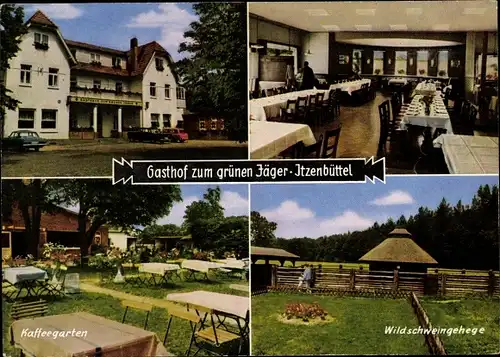 Ak Itzenbüttel Jesteburg in Niedersachsen, Gasthof zum grünen Jäger, Inh. Herbert Keller