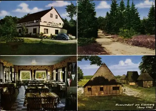 Ak Ehestorf Rosengarten in Niedersachsen, Zum Kiekeberg, Inh. H. Schuster, Museumdorf