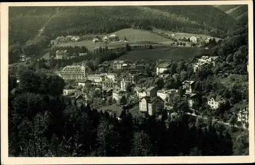 Ak Janské Lázně Johannisbad Reg. Königgrätz, Panorama vom Ort