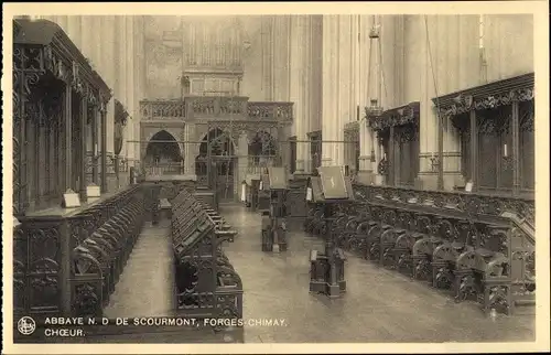 Ak Forges Chimay Wallonien Hennegau, Abbaye N. D. de Scourmont, Choeur