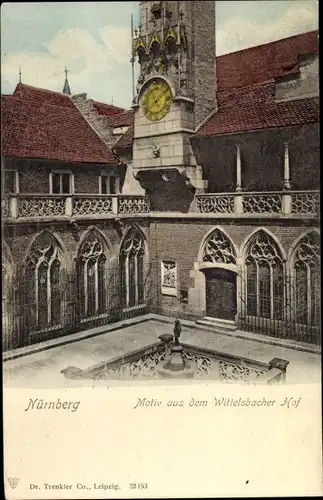 Ak Nürnberg in Mittelfranken Bayern, Motiv aus dem Wittelsbacher Hof
