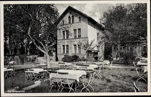 Ak Osnabrück Niedersachsen, Im Hone, Caféhaus zum Schmied, Bes. H. Sandmann, vorm. Steinkamp, Garten