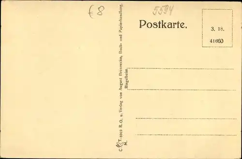 Ak Ringelheim Salzgitter in Niedersachsen, Poststraße, Postamt, Wohnhäuser