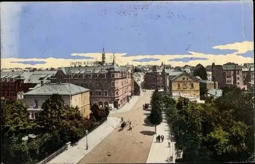 Ak Radeberg in Sachsen, Dresdner Straße, Hotel Kaiserhof