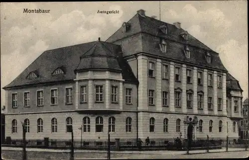 Ak Montabaur im Westerwald, Amtsgericht, Außenansicht