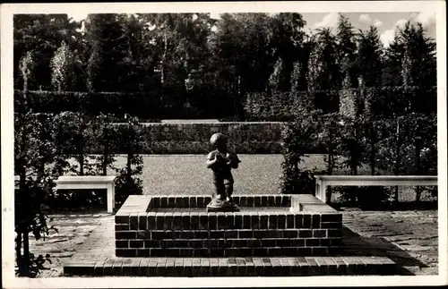 Ak Wałbrzych Waldenburg Schlesien, Rosengarten an der Schillerhöhe