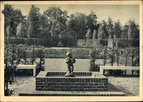 Ak Wałbrzych Waldenburg Schlesien, Rosengarten an der Schillerhöhe 