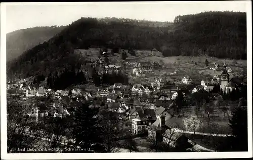 Ak Bad Liebenzell im Schwarzwald, Teilansicht vom Ort mit Kirche