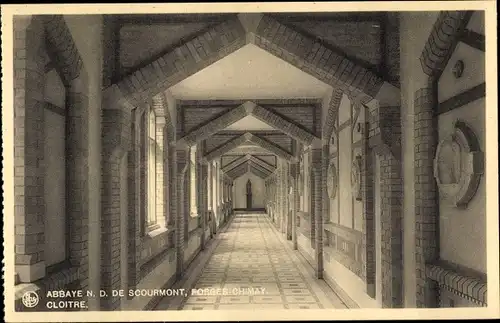 Ak Forges Chimay Wallonien Hennegau, Abbaye N. D. de Scourmont, Cloitre