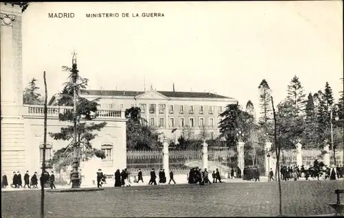 Ak Madrid Spanien, Ministerio de la Guerra