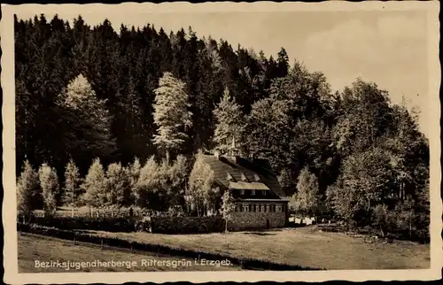 Ak Rittersgrün Breitenbrunn im Erzgebirge, Bezirksjugendherberge  Rittersgrün