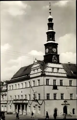 Ak Pirna in Sachsen, Rathaus, Außenansicht