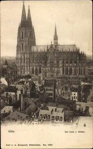 Ak Köln am Rhein, Dom, Kirche, Wohnhäuser
