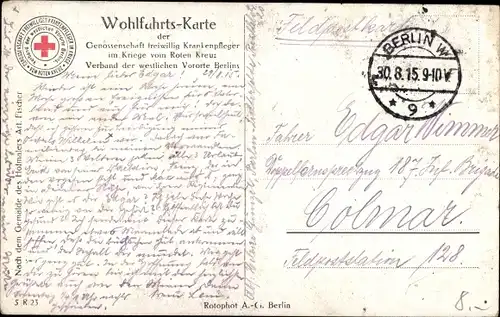 Künstler Ak Fischer, Art., Kaiser Wilhelm II., Generalfeldmarschall Paul von Hindenburg