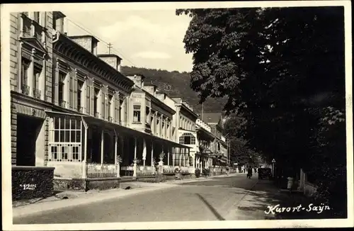 Foto Ak Sayn Bendorf in Rheinland Pfalz, Hotel Krupp, Veranda