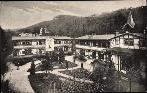 Ak Nöschenrode Wernigerode am Harz, Christliches Erholungsheim Harzfriede, Haus Bethel, Elim