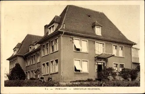 Ak Ingwiller Ingweiler Elsass Bas Rhin, Sanatorium Neuenberg