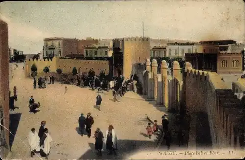 Ak Sousse Tunesien, Place Bab el Bhar, Platzpartie