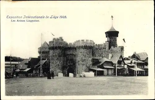 Ak Liège Lüttich Wallonien, Exposition Universelle 1905, les Arènes Liégeoises