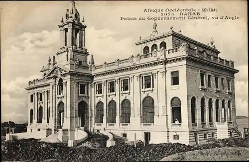 Ak Dakar Senegal, Palais du Gouvernement Général, vu d'Angle