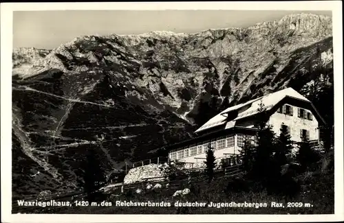 Ak Neuberg an der Mürz in der Steiermark, Waxriegelhaus d. Reichsverbandes deutscher Jugendherbergen