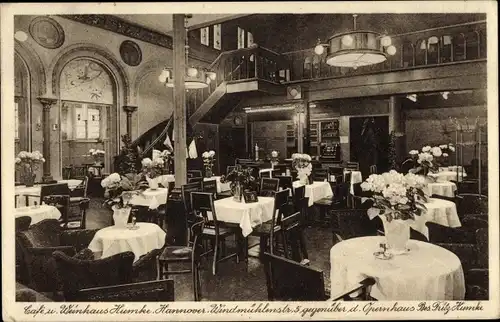 Ak Hannover in Niedersachsen, Café und Weinhaus Humke, Winmühlenstraße 5