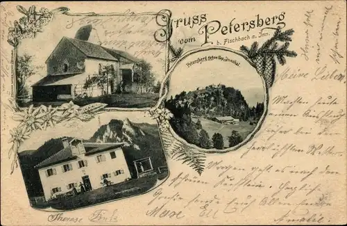 Ak Fischbach Flintsbach am Inn, Propstei, Gebäude, Inntal