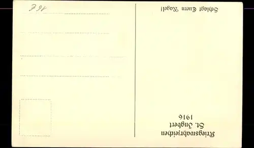 Ak St. Ingbert im Saarpfalz Kreis, Kriegswahrzeichen 1916, Nagelung