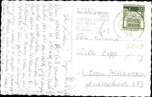 Ak Hagen in Westfalen, Strandhaus Hengsteysee, Freibad, Wasserball, Rettungsring