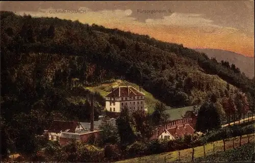 Ak Gummersbach im Oberbergischen Kreis, Fürsorgeheim II., Panorama vom Ort