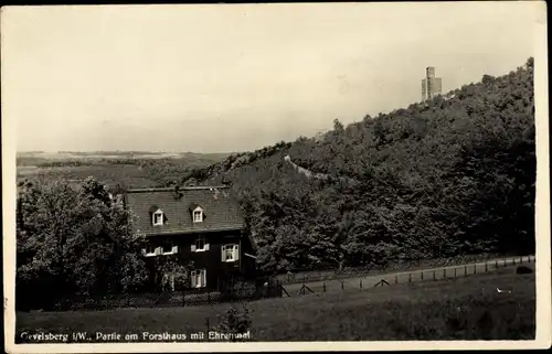 Ak Gevelsberg im Ruhrgebiet, Forsthaus, Ehrenmal, Waldlandschaft