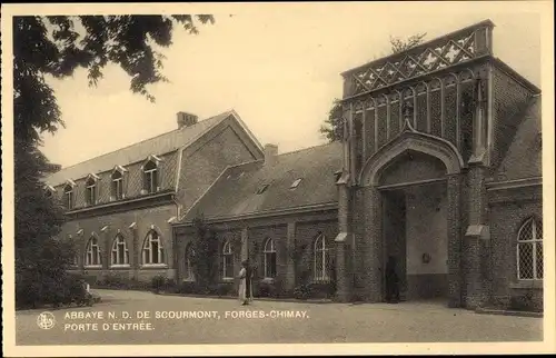 Ak Forges Chimay Wallonien Hennegau, Abbaye N. D. de Scourmont, Porte d'Entrée