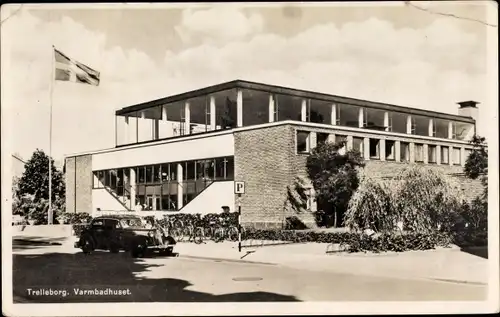 Ak Trelleborg Schweden, Varmbadhuset, Schwimmhalle