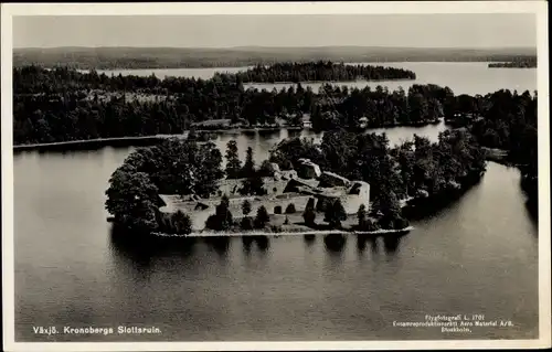 Ak Växjö Schweden, Kronobergs Slottruin, Schlossruine