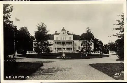 Ak Lida Södermannland Schweden, Schloss, Außenansicht