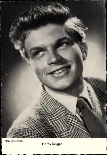 Ak Schauspieler Hardy Krüger, Portrait