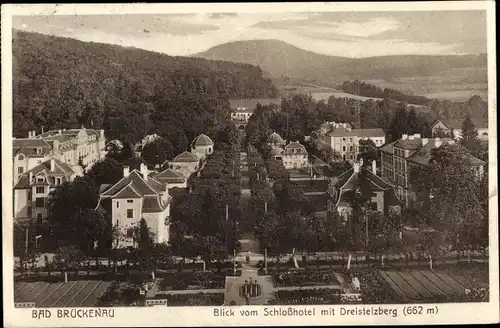 Ak Bad Brückenau in Unterfranken, Wohnhäuser, Park, Garten, Wald