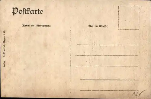 Ak Dahl Hagen in Westfalen, Vollmepartie, Brücke