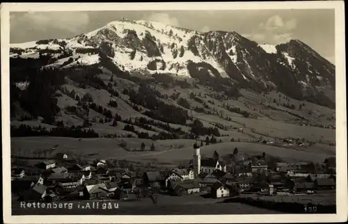 Ak Rettenberg im Oberallgäu, Totalansicht vom Ort